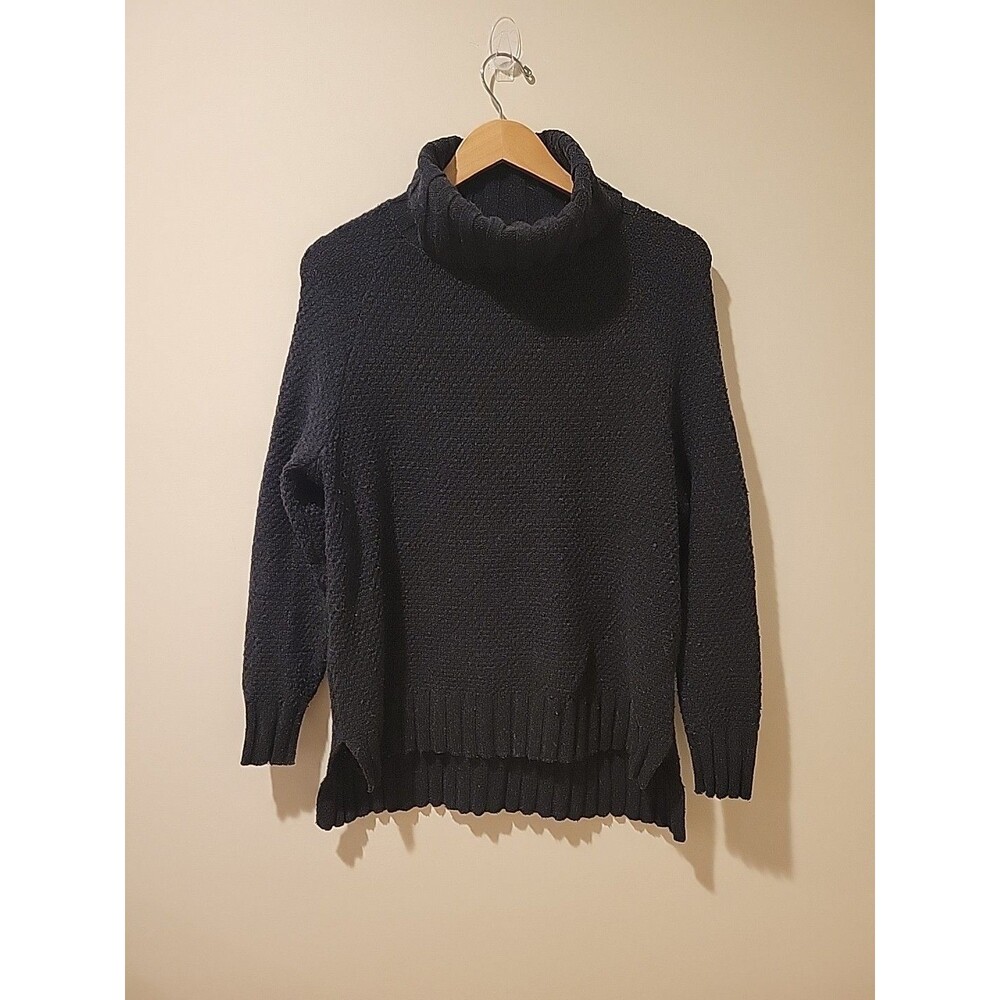 Patagonia Off Country Turtleneck Sweater Women’s M Dark Gray Knit Pullover 50570